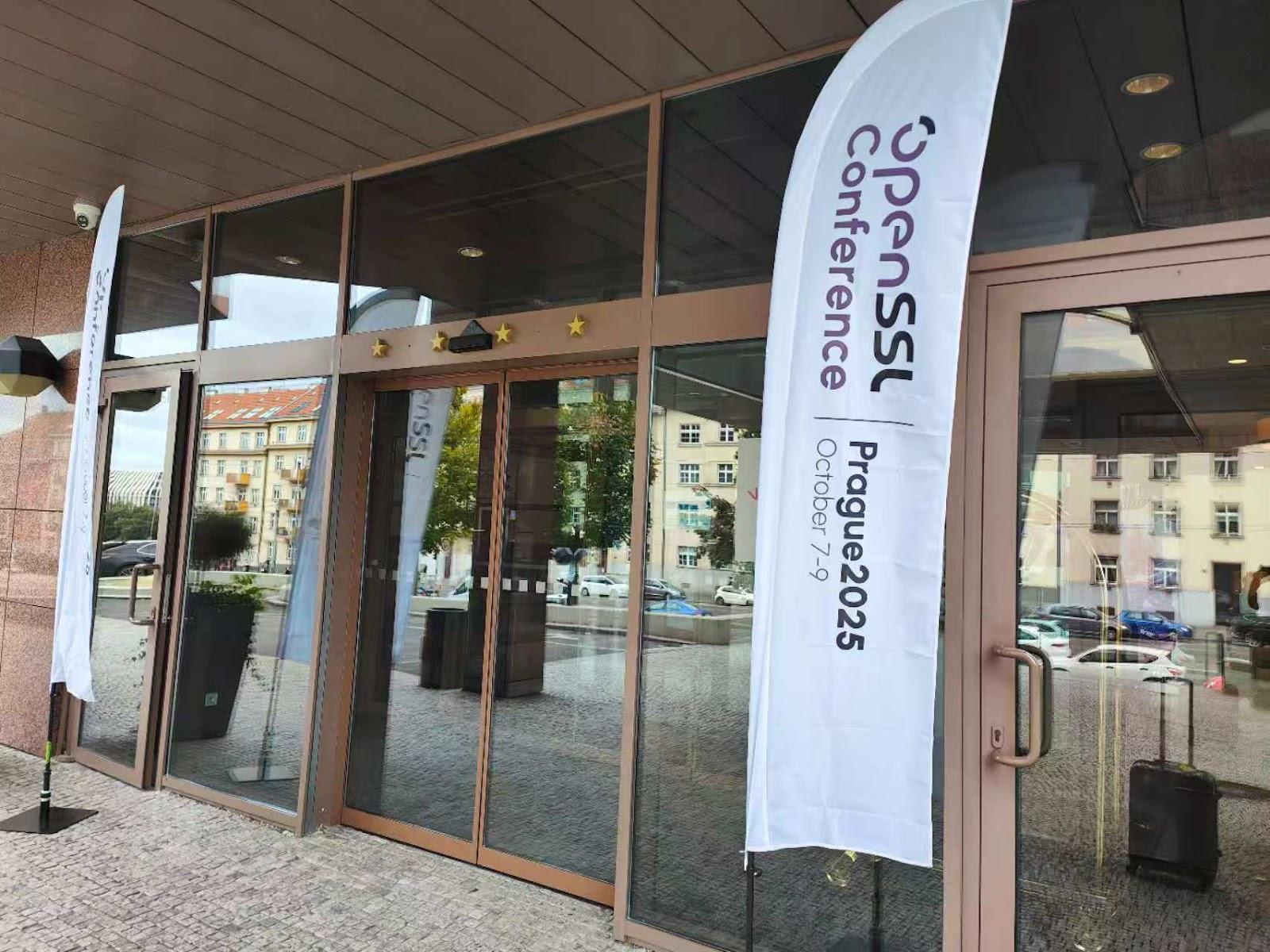 OpenSSL Conference 2025 entrance